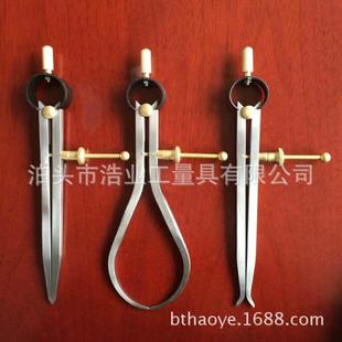 3件套弹簧卡规6弹簧内卡规8”弹簧外卡规弹簧分规10内外径卡尺