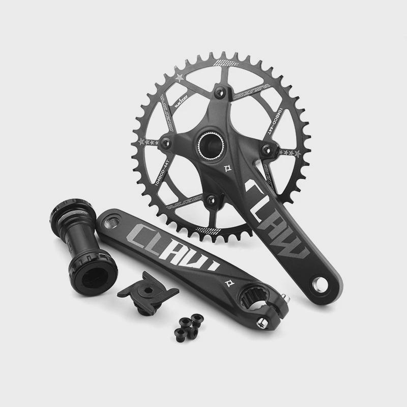 PROWHEEL浩盟山地车中空曲柄自行车中空牙盘32T-52T浩盟防白中轴