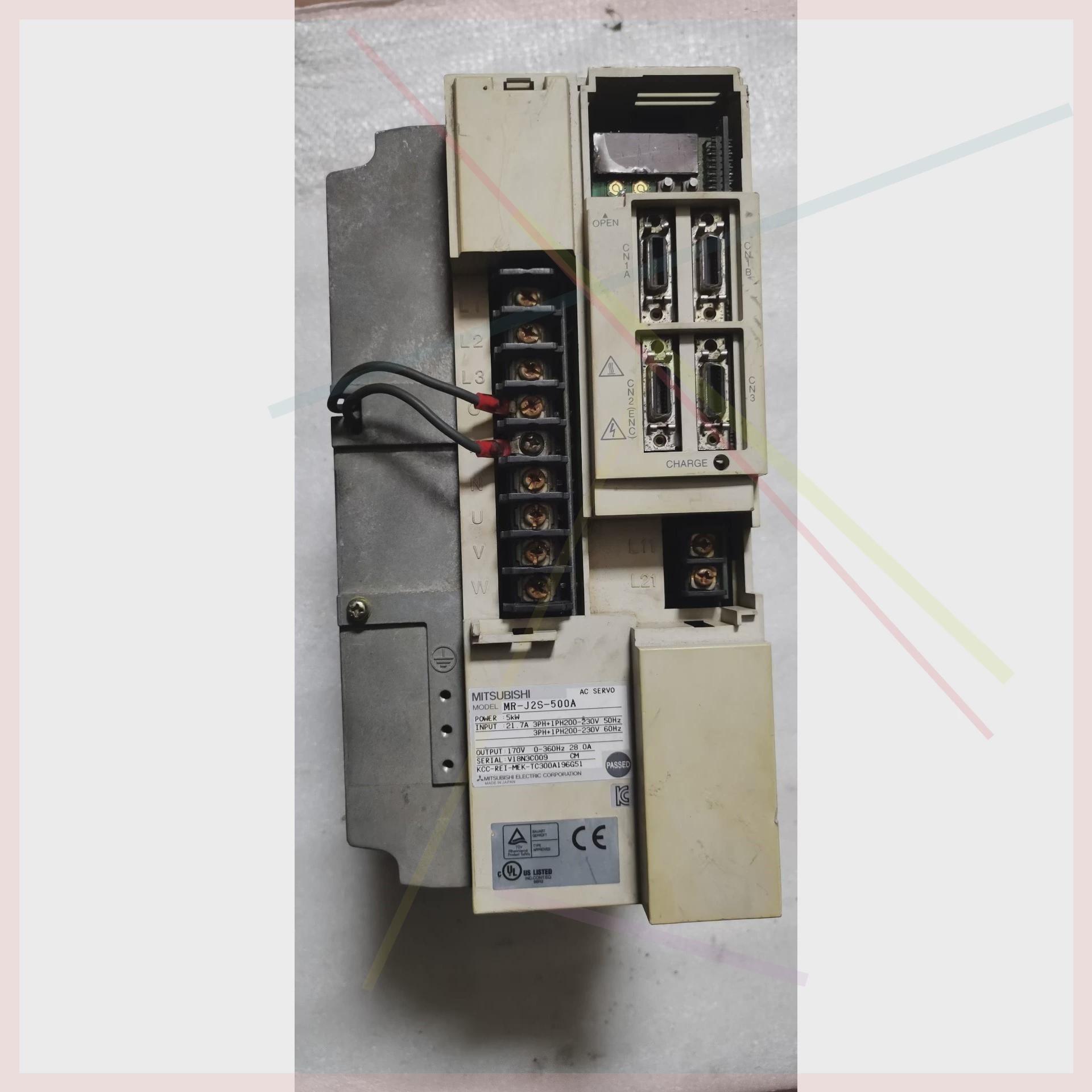 议价伺服驱动器MR-J2S-500A 5KW,机器烧了,外壳