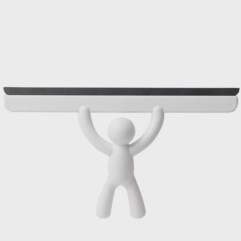 伙伴橡胶清洁器擦玻璃家用搽镜子洗擦窗户门桌面去灰刮清洁器