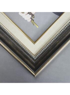 61K3婚纱照洗照片加相框243648寸挂墙简约影楼结婚照放大定做