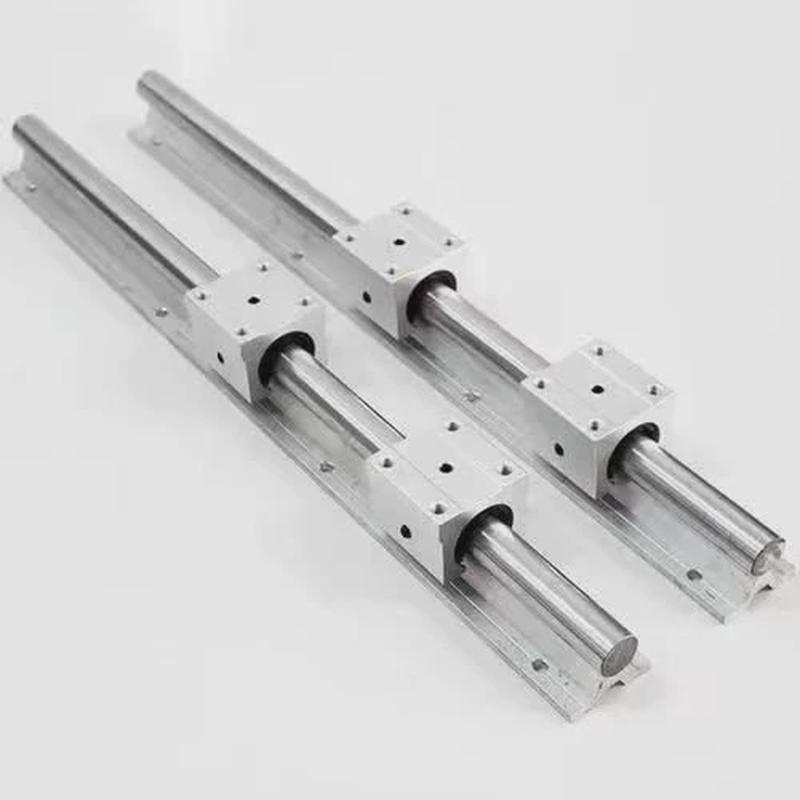 SBR直线圆柱光轴导轨铝拖导轨滑块/高精度木工推台手推锯滑轨滑台