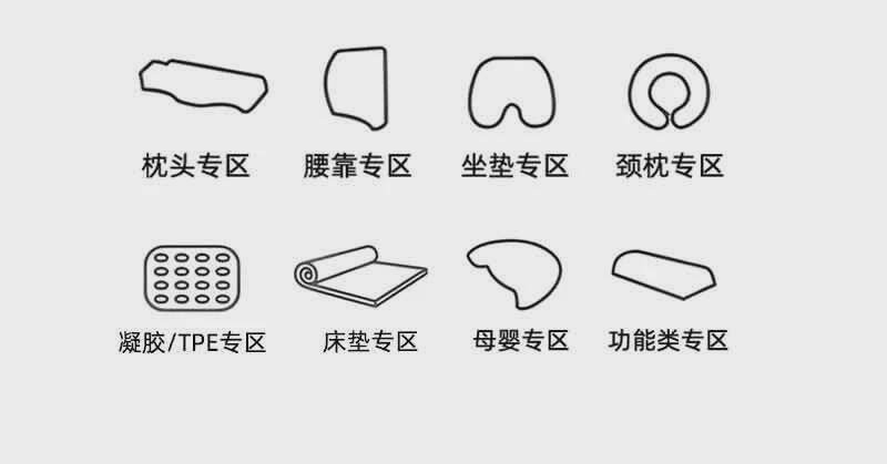 товар из китая 可拼接tpe床垫片材果冻凝胶床垫单人双人无压透气水洗网格tpe垫片