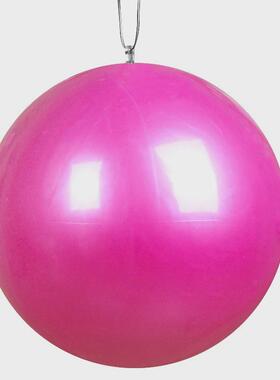 PVC充气圣诞球75CM无缝一体装饰道具球节日装饰球圣诞布置广告球