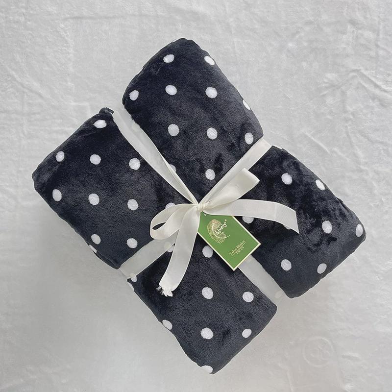 礼品毛毯法兰绒单层双人毯子双面绒印花毯夏季空调毯午睡休闲毯