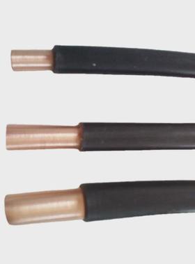 厂家供应tp2包塑铜管黑色包塑紫铜pvc导电导热方管紫铜管8*1