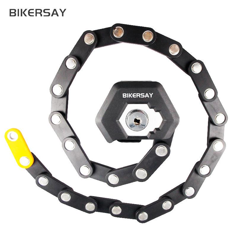 自行车锁防盗山地车锁汉堡锁防剪电动车锁抗液压剪锁电瓶车折叠锁