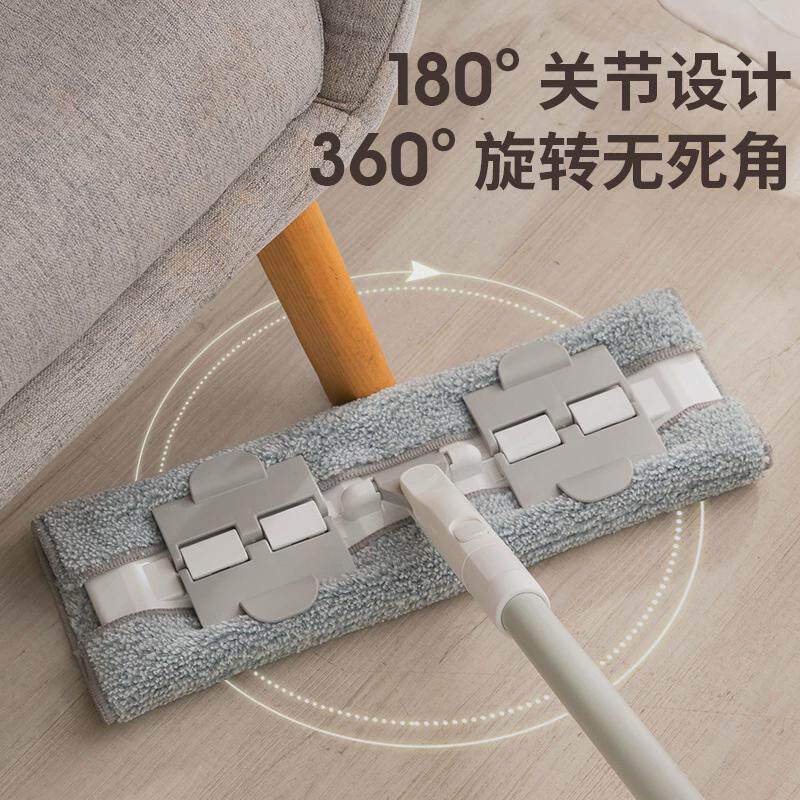 平板拖把一拖净专用家政三件套清洁家用木地板超细纤维墩布拖布