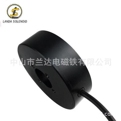 兰达厂家直销吸盘电磁铁H10030直流24V大吸力圆形自动化电磁铁