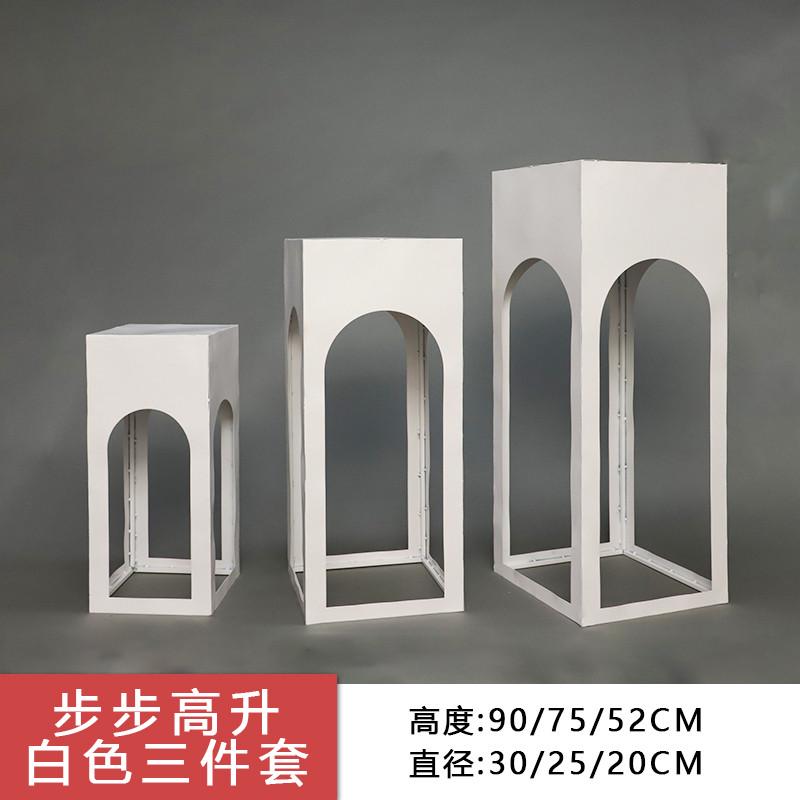 婚庆道具铁艺订婚布置路引方柱圆柱甜品台婚礼甜品桌装饰罗马柱