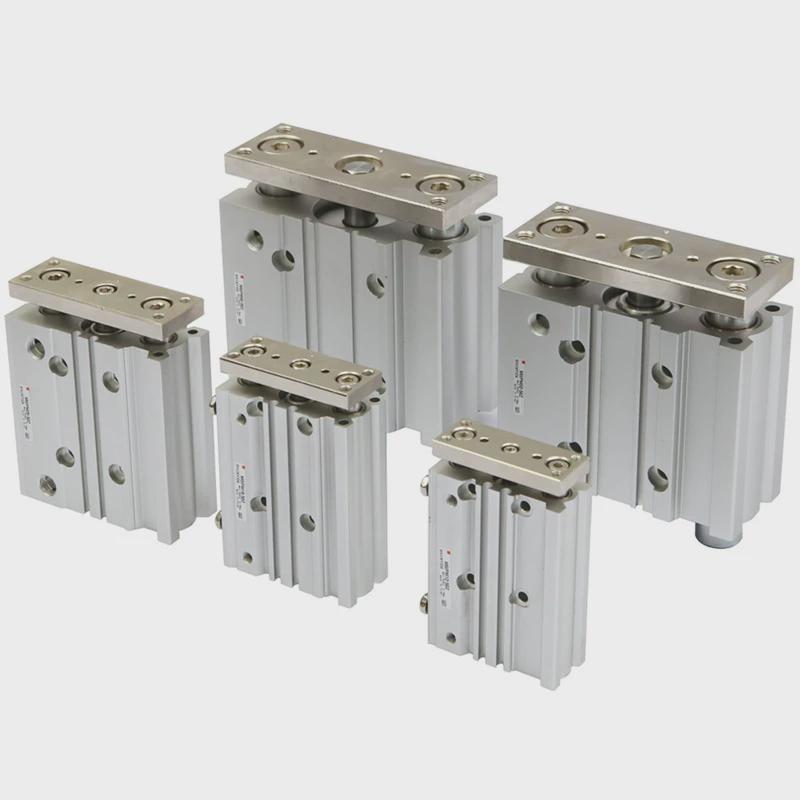 三轴导杆气缸mgpm系列多缸径多规格厂家气动铝合金大推力供应气缸