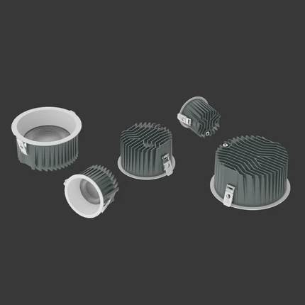 led超亮筒灯服装店铺商用高光展厅高显色防眩大功率嵌入式餐饮效