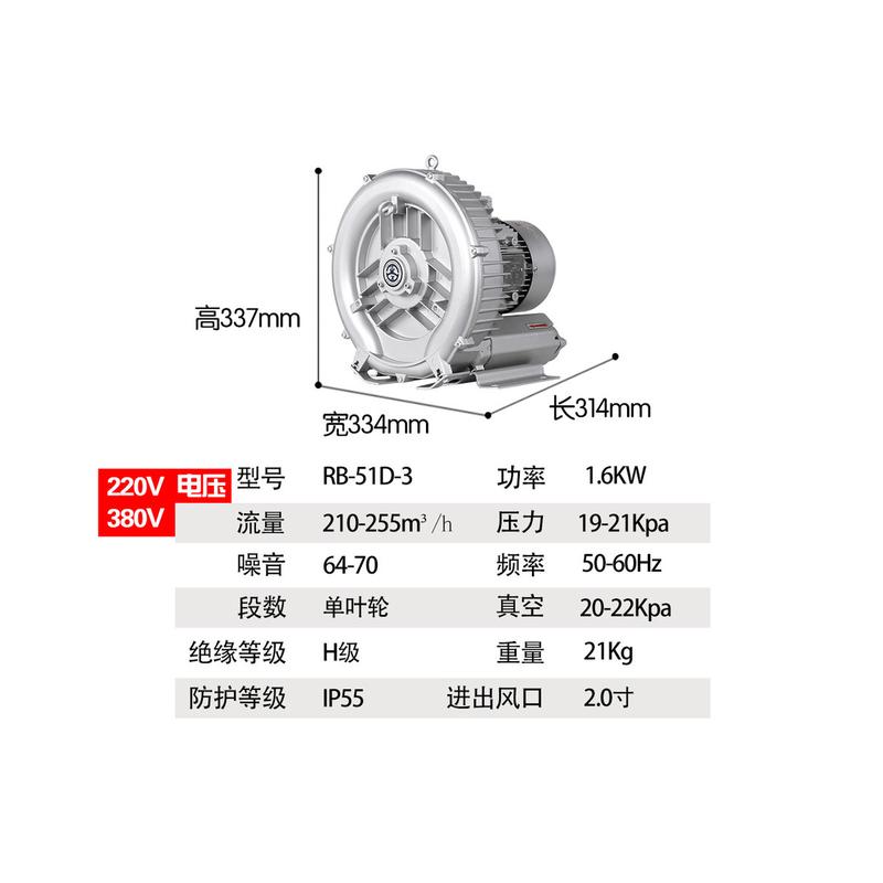 2200w鱼塘增氧机打氧机鱼塘2.2kw充氧泵大功率池塘养殖增氧泵220v