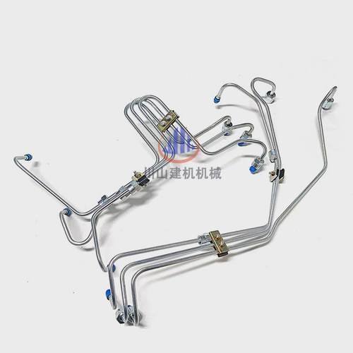 热销挖机配件热销PC200-6高压油管6D102发动机油管大机头6732-41-