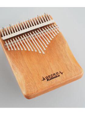 壁虎卡林巴音细琴键拇指琴217箱式女生儿童初学者便携乐器手指琴