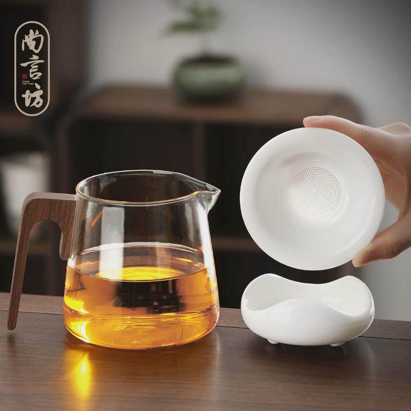 玻璃公道杯一体茶漏套装家用耐热透明泡茶杯功夫过滤分茶器茶漏器,餐饮具,公道杯,淘宝优惠券,粉丝福利购,淘宝优惠卷