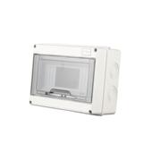 户外空气开关abs塑料盒体配电箱家用塑料明装 回路布线箱灰色盒