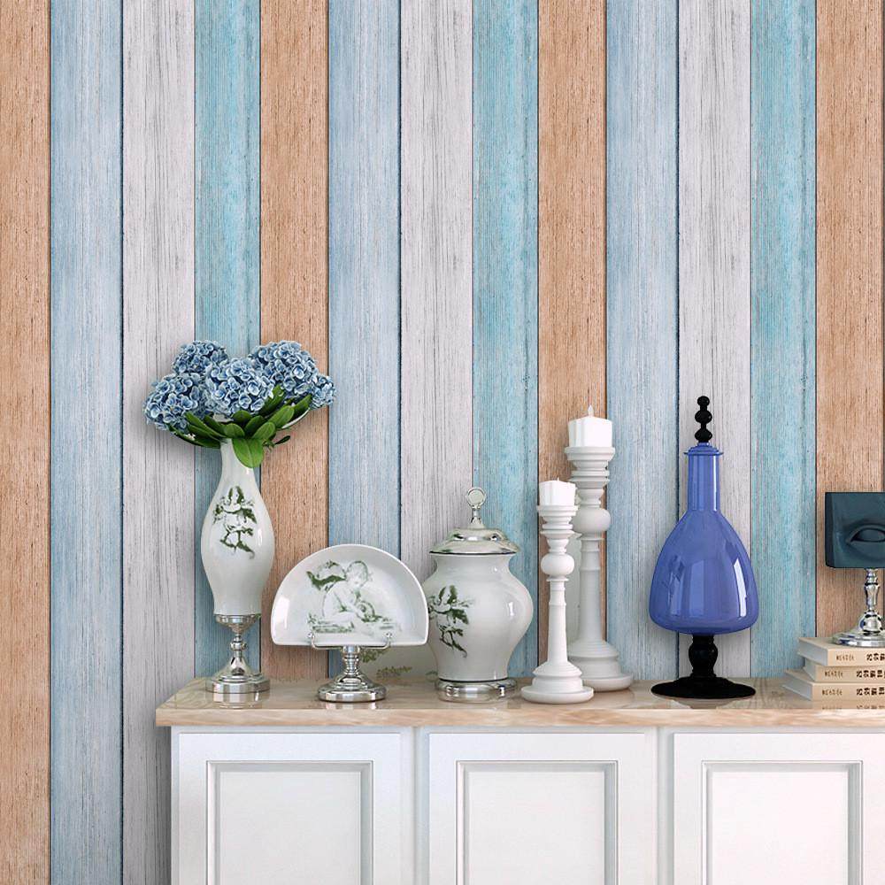 自粘pvc加厚防水自粘墙纸彩装膜贴纸衣柜书桌翻新旧家具木纹贴纸,家居饰品,软装墙贴,淘宝优惠券,粉丝福利购,淘宝优惠卷