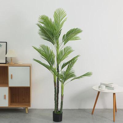 朵芙仿真树大型落地装饰摆件植物凤尾葵室内布置棕榈树绿植盆栽