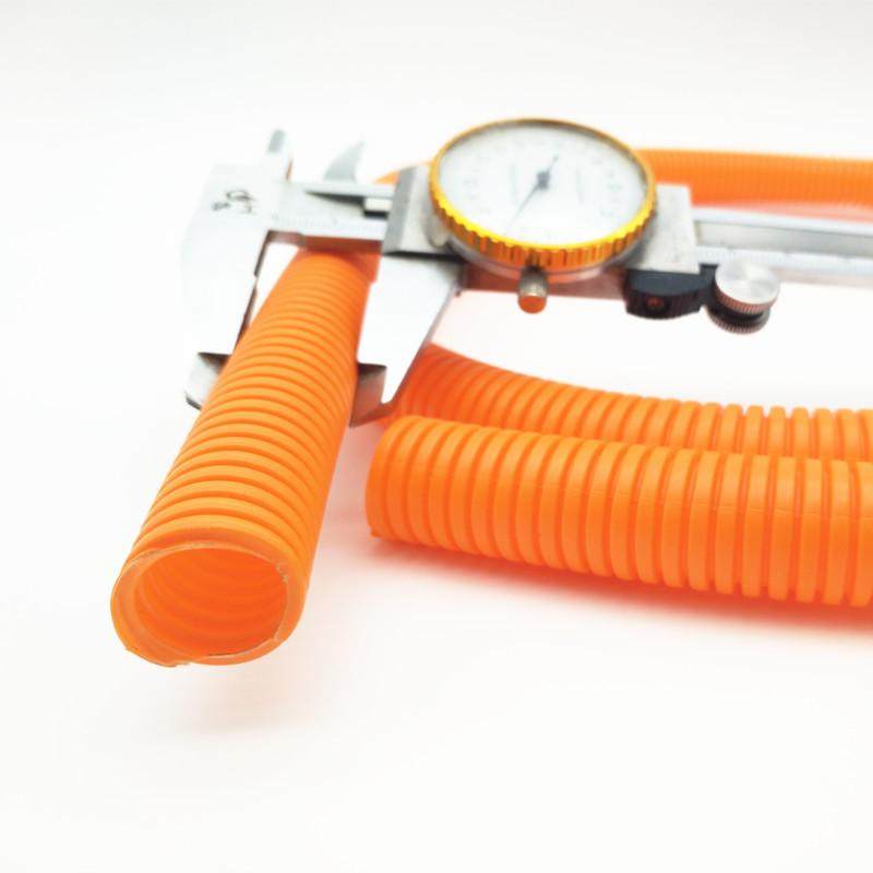 工厂现货4倍拉升强度新能源汽车用黑色聚丙烯橙色pp阻燃波纹管,五金/工具,套管,淘宝优惠券,粉丝福利购,淘宝优惠卷