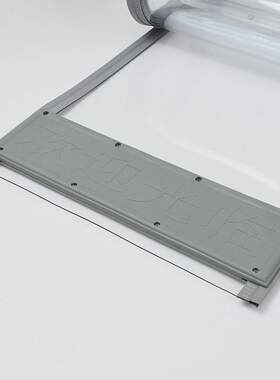 PVC自吸空调挡风隔断门帘夏秋季商场超市保温透明磁吸软门帘