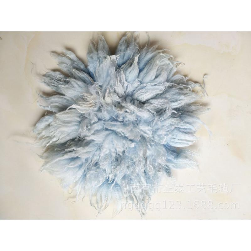 新生儿摄影毯毛毡羊毛毛垫卷宝宝拍照儿童拍摄铺垫小号30cm