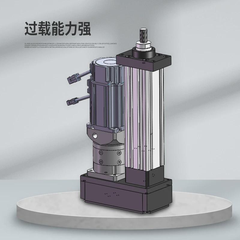 生产厂家伺服电动缸大推力电动推杆折返式小型电动缸精密丝杆电缸