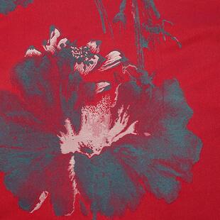 新中式沙发坐垫荷花高精密提花红木家具酒店床上用品抱枕水墨面料