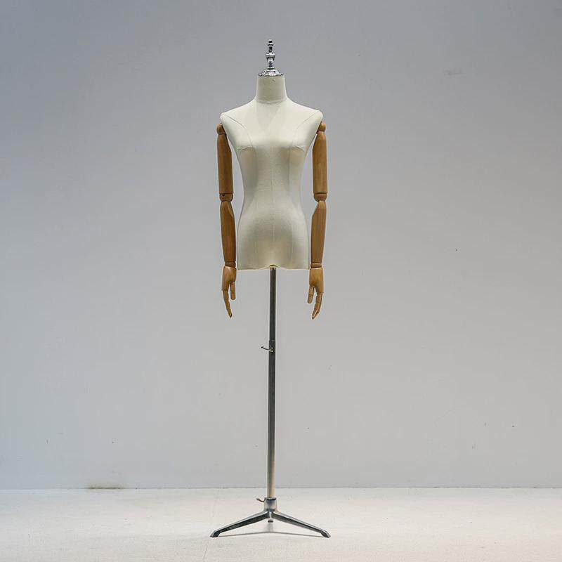 半身款式服装店模特道具女万向轮橱窗拍照人偶婚纱模特架子展示架