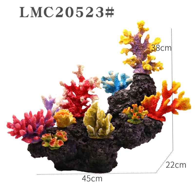 厂家直供海洋景鱼缸仿真珊瑚造景水族箱海水装饰假水草珊瑚礁水景