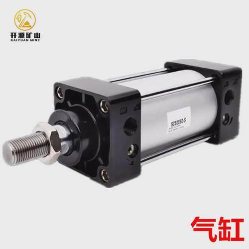 qzc6矿用气动配套梁气缸22kg气动阻车器挡车sc63*200气缸