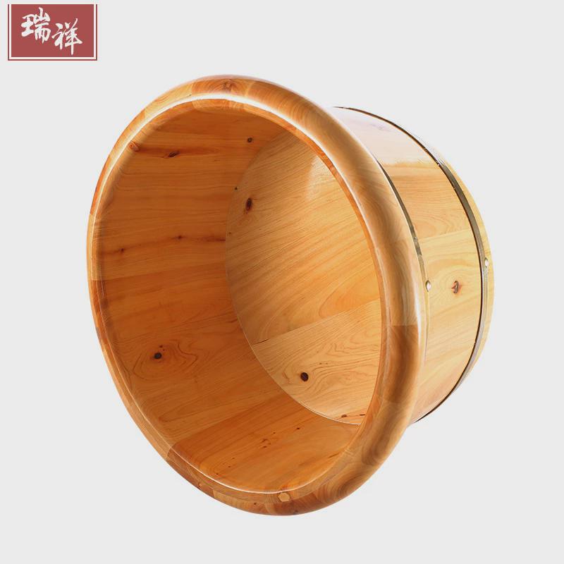 香柏木泡脚高木质桶21cm足浴洗脚实木桶足浴用品家用足浴桶批发