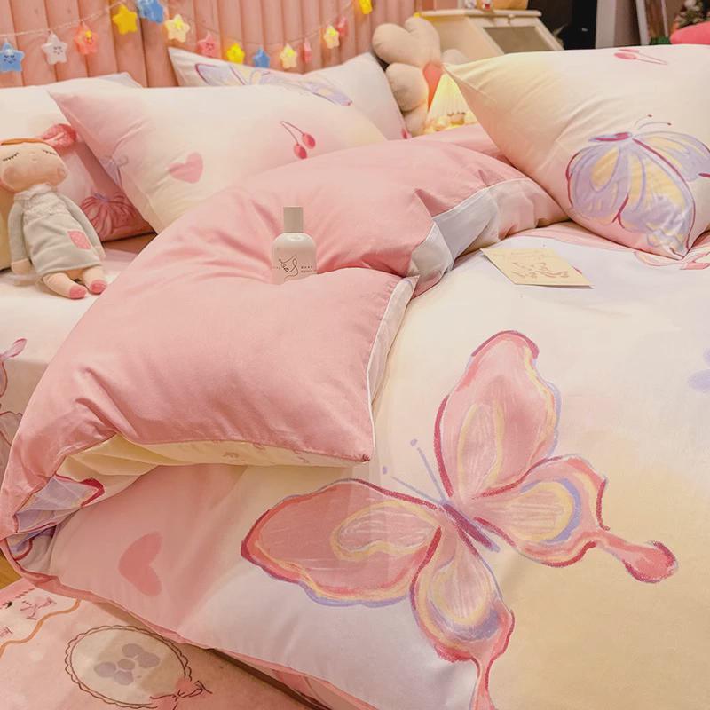 国风新中式纯棉床上四件套秋冬季品床单被套床笠款宿舍全棉床新款