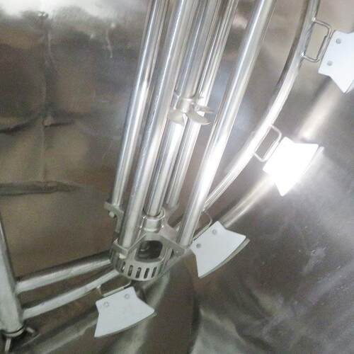 挂耳式刮边刮壁夹层锅双乳化酱料搅拌炒锅番茄酱高剪切乳化锅