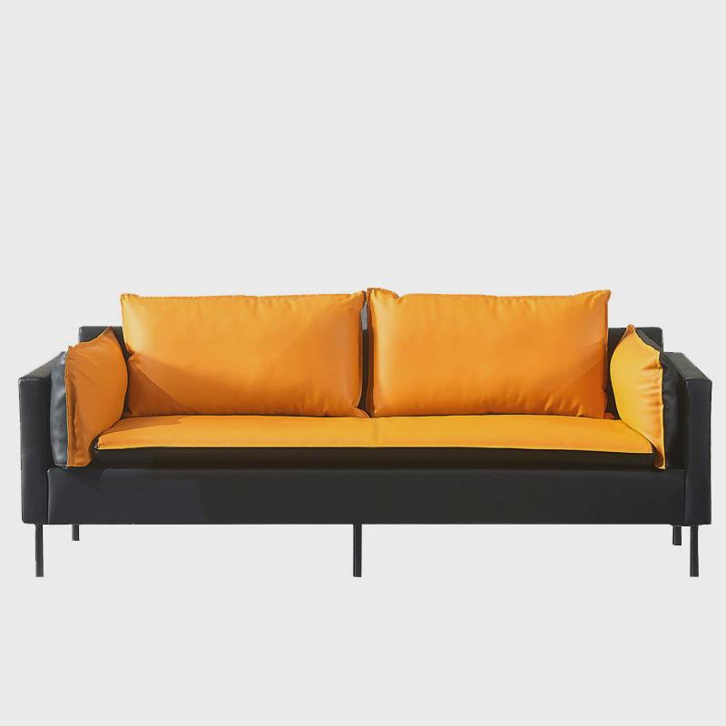 办公沙发商务简约现代总经理办公室接待会客三人位沙发办公家具