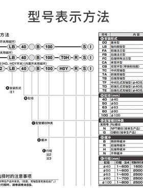 拉杆喜开理ckd双作用标准气缸sca2-00-40/50/63/80/100-50-75-100