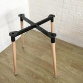 桌腿支架桌架餐桌腿脚办公桌电脑桌子腿茶几脚架木台铁架子