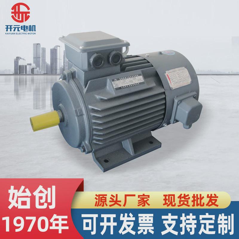 开元电机yvf2系列极2极4三相异步电机6极水泵造纸机械低噪音马达