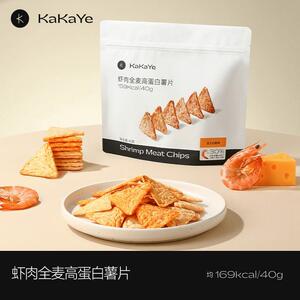 新货kakaye/卡卡业全麦虾肉薯片 多种口味营养非油炸膨化解馋小零
