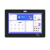 智慧校园侧面带灯电子班牌人脸识别显示屏考勤签到智能班牌一体机