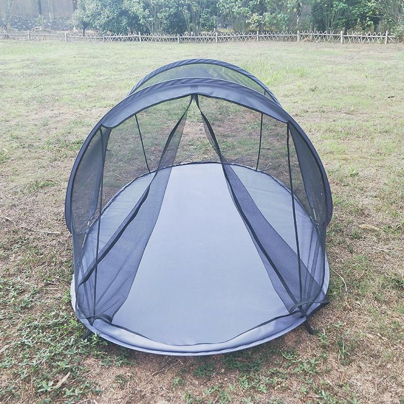 户外网纱帐篷全自动免搭建防蚊直供透气速开网纱帐篷厂家防虫