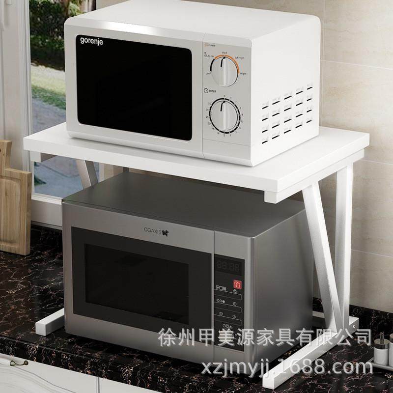 微波炉架约双层储物烤箱厨房置物架收纳架易落地架厨房用品,厨房/烹饪用具,微波炉置物架,淘宝优惠券,粉丝福利购,淘宝优惠卷