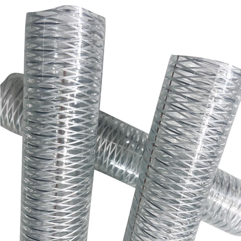 耐低温零下40度硅胶钢丝复合软管卸油耐寒防冻耐油PVC钢丝软管