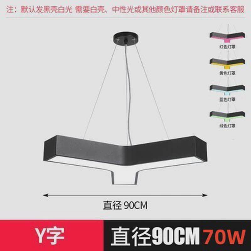 商用led工业风吊灯灯办公室健身房商场超市工装异形灯创意造型