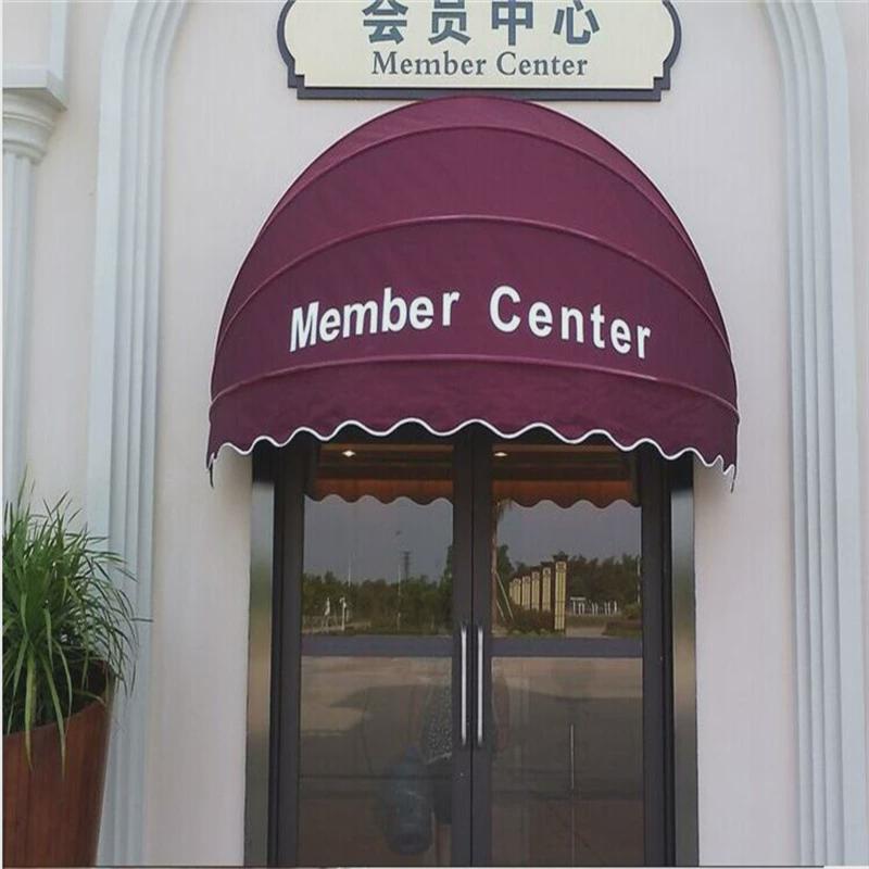 商铺门头遮阳篷法式棚西瓜篷半圆装饰雨伸缩欧式折叠搭户外遮雨棚