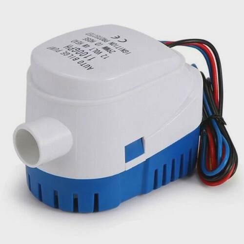 船用舱底泵房污水泵排污泵车12v24v游艇全自动舱底泵1100gph