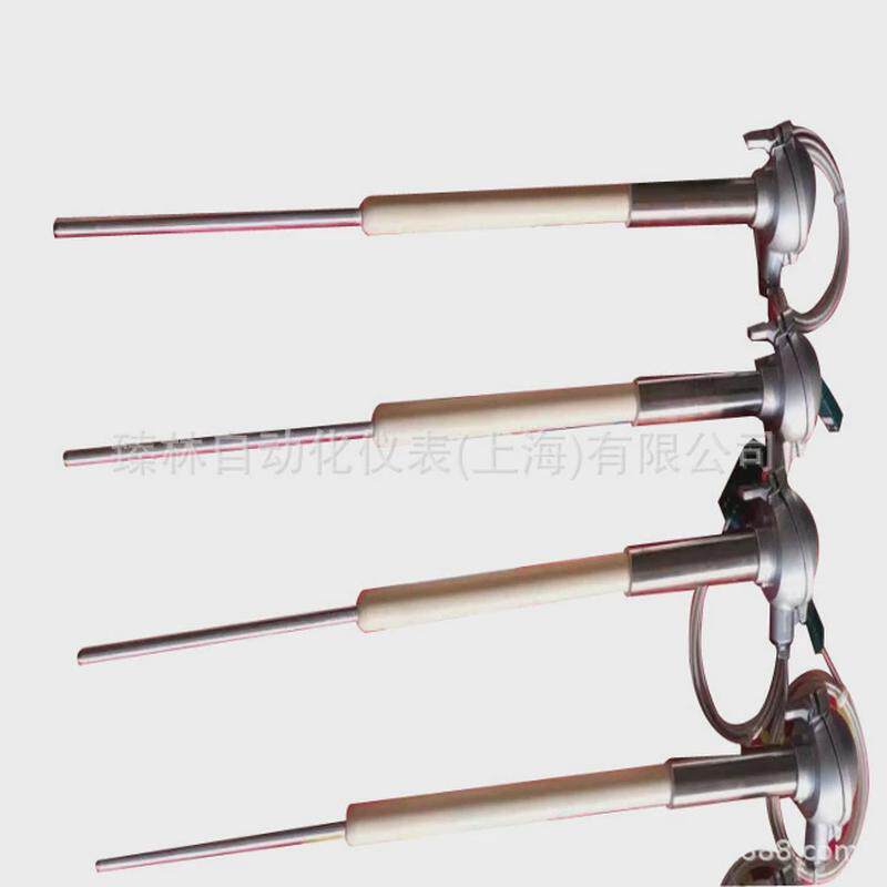 用用铂金套管热电偶玻璃纤维测温玻璃厂