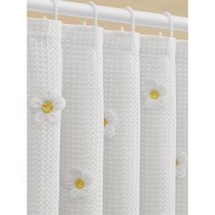 浴室浴帘防水防霉加厚垂冲凉房隔水帘卫生间洗浴间隔断澡堂遮挡帘