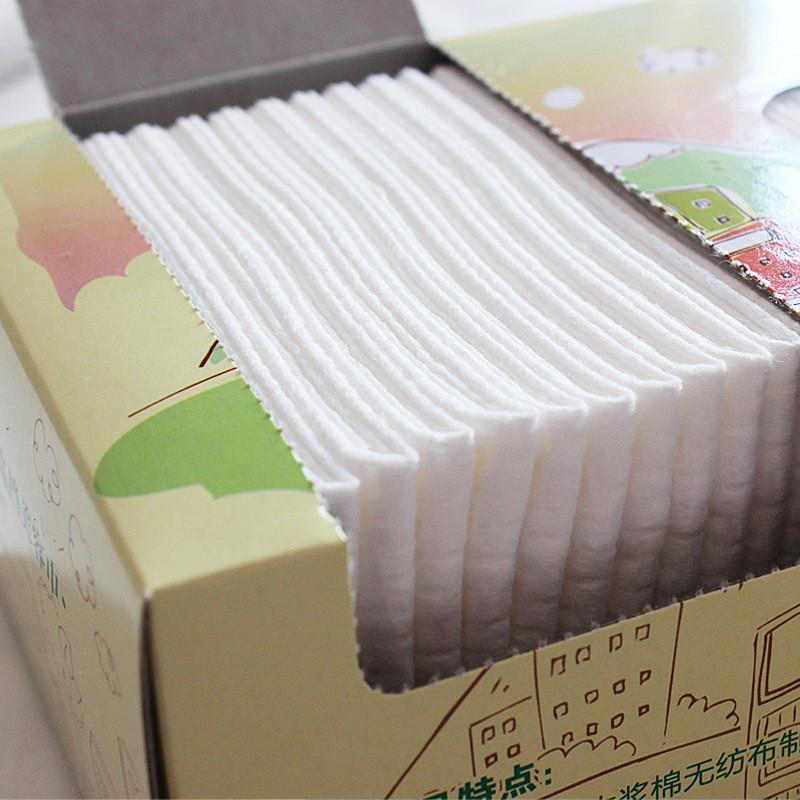 一次性洗脸巾女洁面巾毛巾棉柔巾美容巾大尺寸20cm*28cm厚款40片