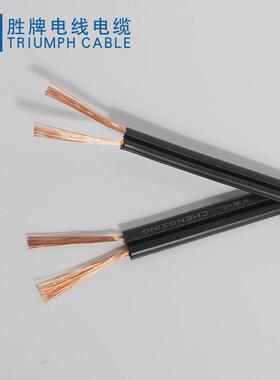 铜线牌正标spt-216awg双并线无氧裸胜1.31平方二插电器电源线